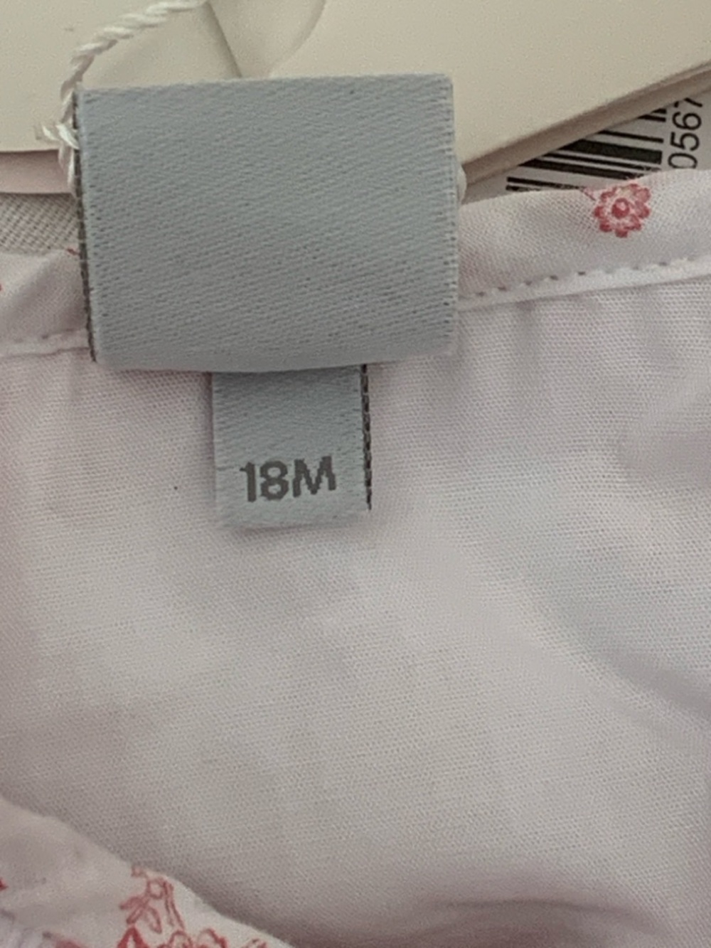 NWT Pepa London Audrey Smocked Toile Romper Pink 18M - Picture 3 of 12